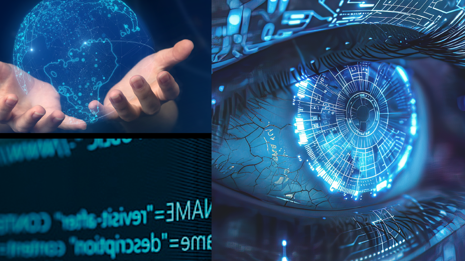 djr eyes, hands, code, techy